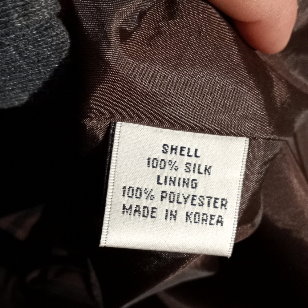 TALBOTS Silk Brown & Black Animal Print (tiger/zebra) Dress, sz 10 - Picture 3 of 5